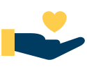 icon of hand holding a heart